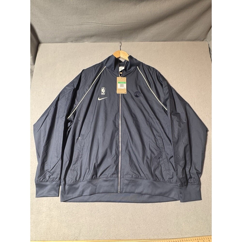 Nike Minnesota Timberwolves Windbreaker Jacket Mens XL Blue NWT Rare